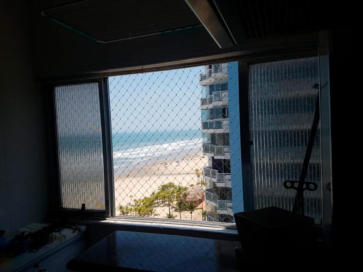 Apto C Vista Incrivel Para O Mar, Praia Grande Sp Buitenkant foto